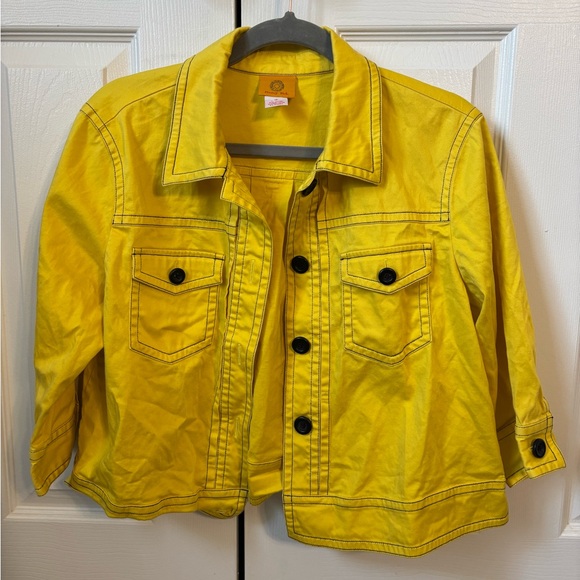 Ruby Rd. Vibrant Yellow Jacket - Picture 1 of 7